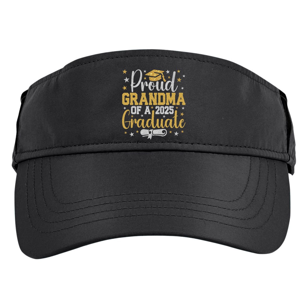 Proud Grandma Of A Class Of 2025 Graduate Graduation Nana Adult Drive Performance Visor
