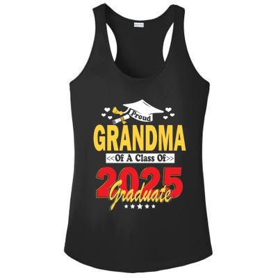 Proud Grandma Of A Class Of 2025 Graduate Senior Gift Ladies PosiCharge Competitor Racerback Tank