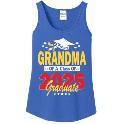 Proud Grandma Of A Class Of 2025 Graduate Senior Gift Ladies Essential Tank