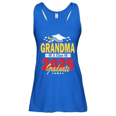 Proud Grandma Of A Class Of 2025 Graduate Senior Gift Ladies Essential Flowy Tank