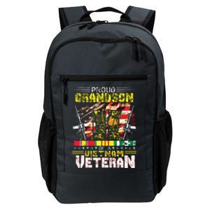 Proud Grandson Of A Vietnam Veteran Vietnam War Vet Daily Commute Backpack