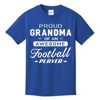 Proud Grandma Of An Awesome Football Player Cool Gift Kids T-Shirt