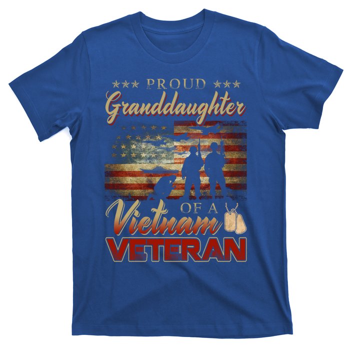 Proud Granddaughter Of A Vietnam Veteran Grandpa Gift T-Shirt