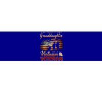 Proud Granddaughter Of A Vietnam Veteran Grandpa Gift Bumper Sticker