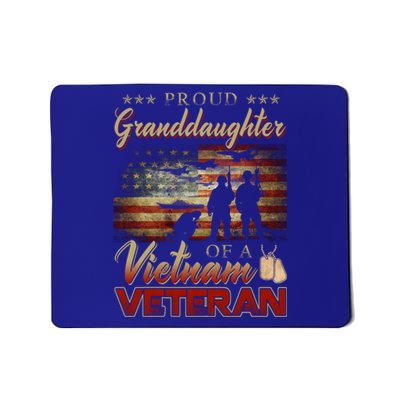 Proud Granddaughter Of A Vietnam Veteran Grandpa Gift Mousepad