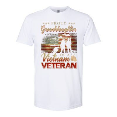 Proud Granddaughter Of A Vietnam Veteran Grandpa Gift Softstyle® CVC T-Shirt