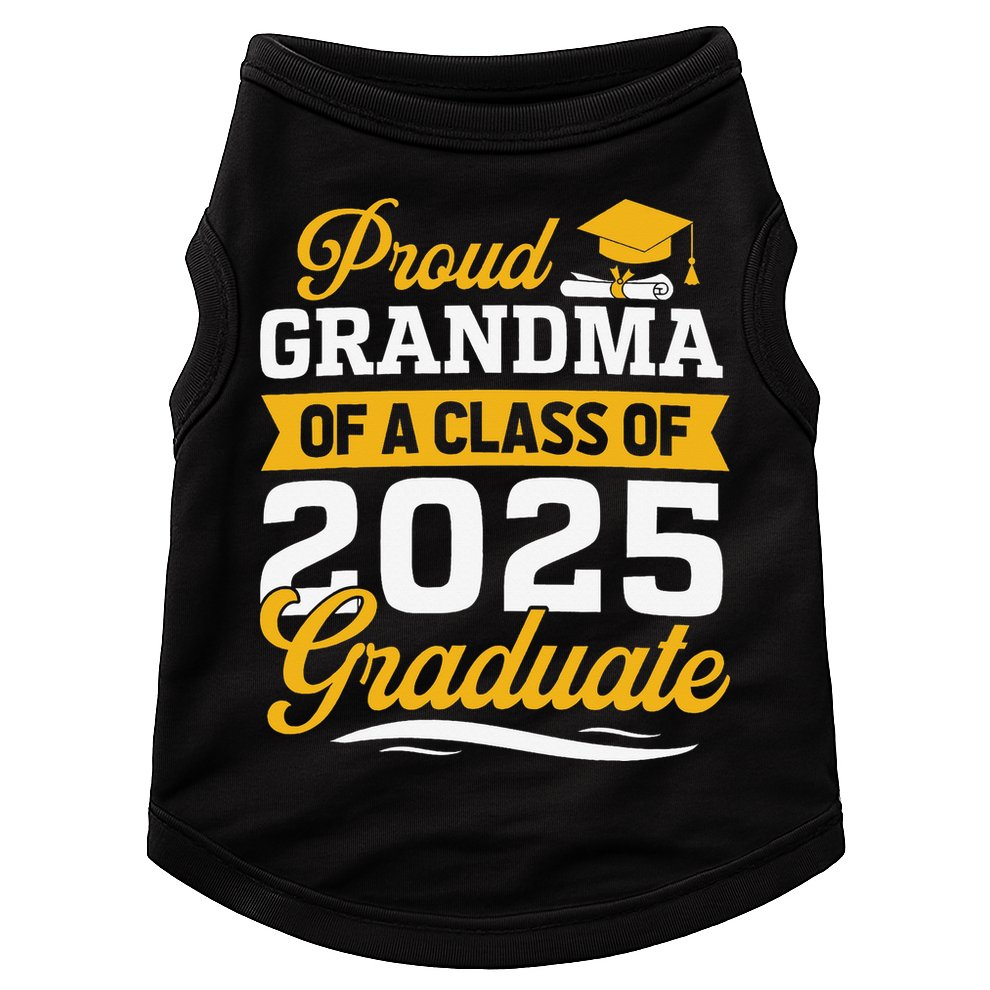 Proud Grandma Of A Class Of 2025 Graduate Grandma Doggie Tank