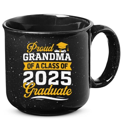 Proud Grandma Of A Class Of 2025 Graduate Grandma 15oz Campfire Ceramic Mug