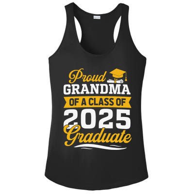 Proud Grandma Of A Class Of 2025 Graduate Grandma Ladies PosiCharge Competitor Racerback Tank