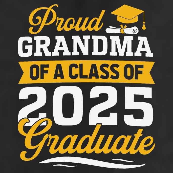 Proud Grandma Of A Class Of 2025 Graduate Grandma Large Microfiber Waffle Golf Towel