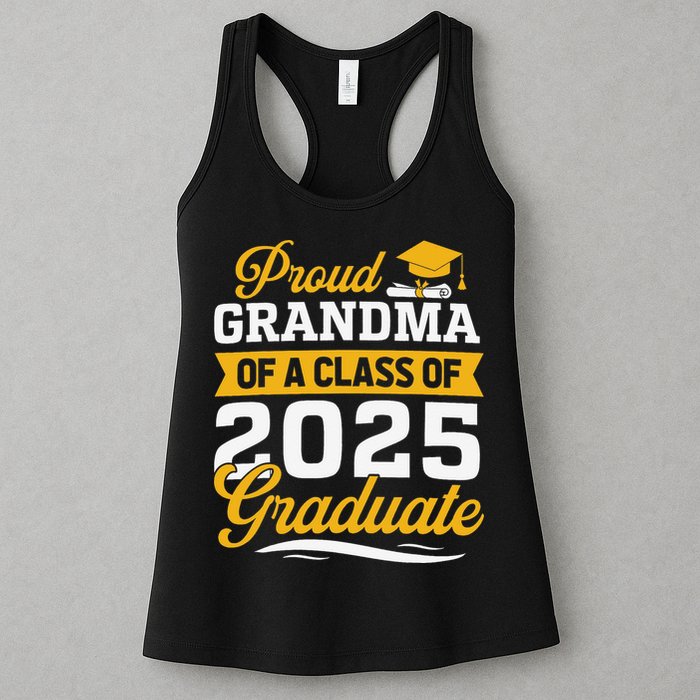 Proud Grandma Of A Class Of 2025 Graduate Grandma Womens Tank Top