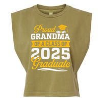 Proud Grandma Of A Class Of 2025 Graduate Grandma Garment-Dyed Women's Muscle Tee