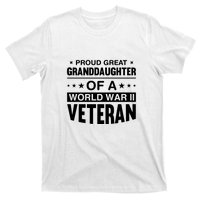 Proud Granddaughter Of A World War II Veteran T-Shirt