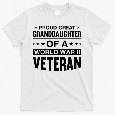 Proud Granddaughter Of A World War II Veteran T-Shirt