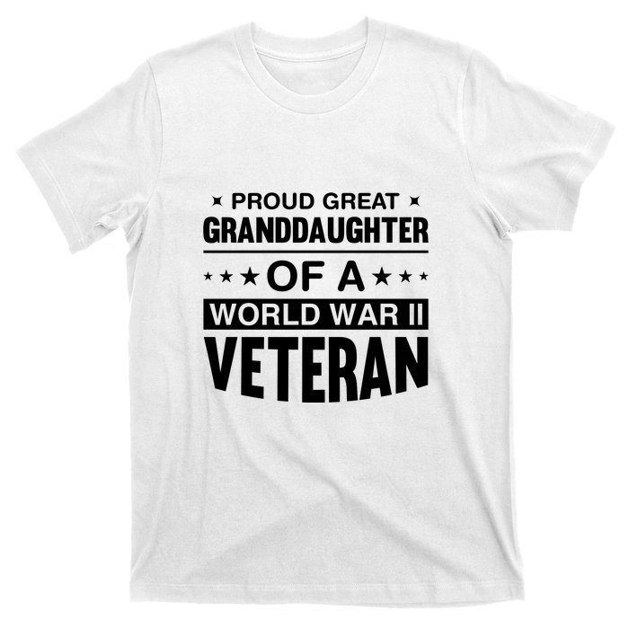 Proud Granddaughter Of A World War II Veteran T-Shirt