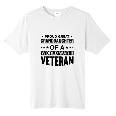 Proud Granddaughter Of A World War II Veteran Tall Fusion ChromaSoft Performance T-Shirt