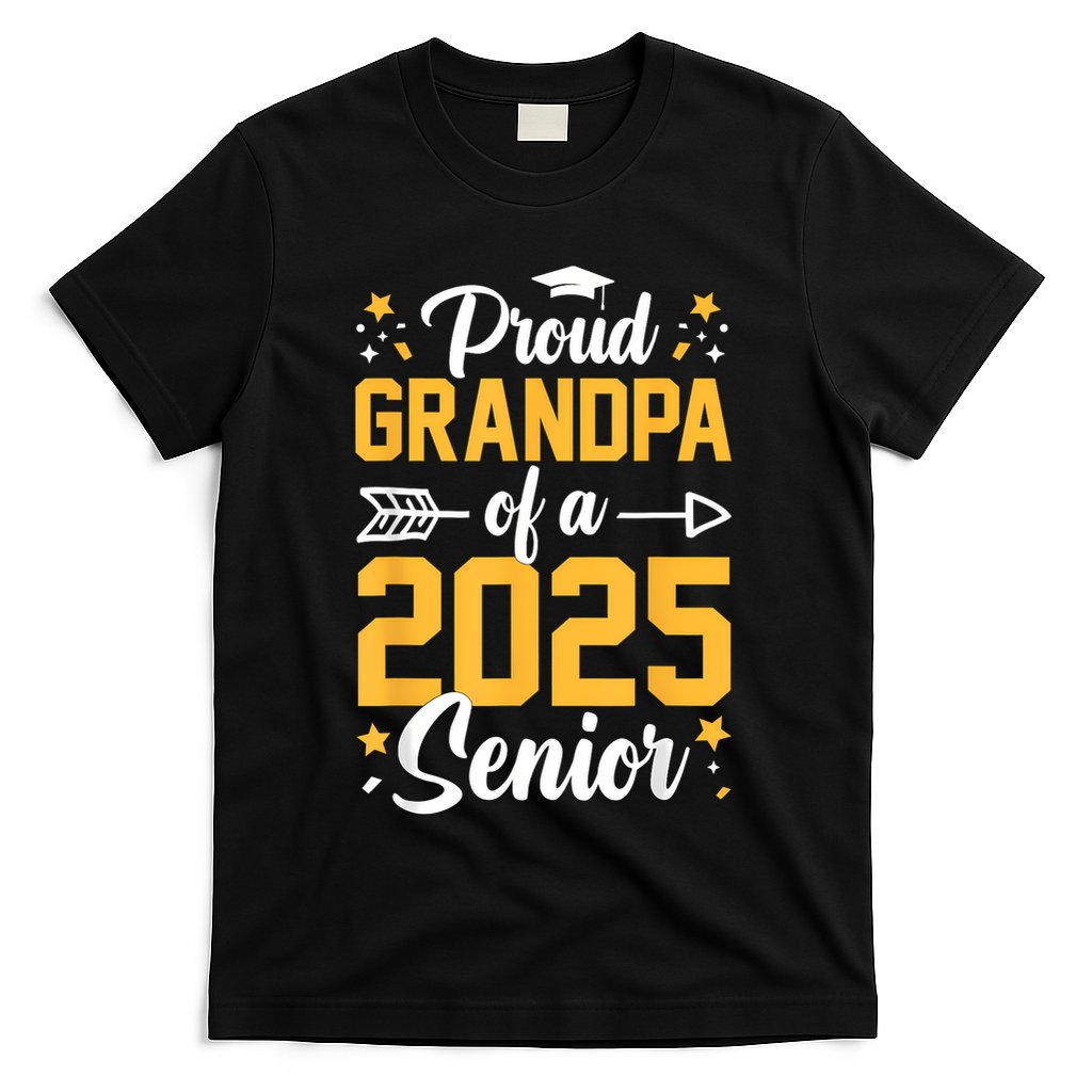 Proud Grandpa Of A 2025 Senior 2025 Class Of 2025 Graduation T-Shirt