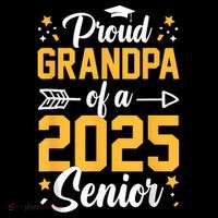 Proud Grandpa Of A 2025 Senior 2025 Class Of 2025 Graduation Sustainable Bucket Hat