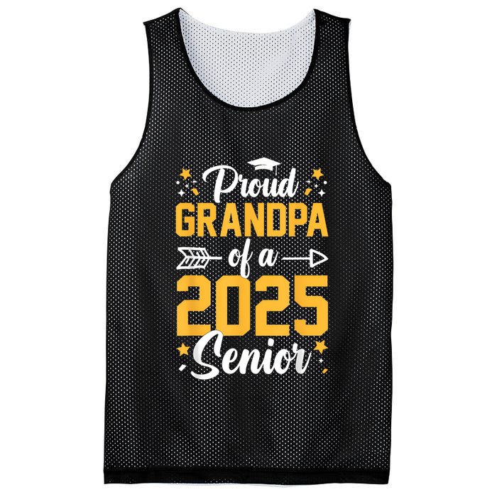 Proud Grandpa Of A 2025 Senior 2025 Class Of 2025 Graduation Mesh Reversible Basketball Jersey Tank