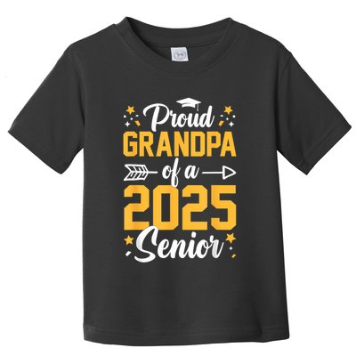 Proud Grandpa Of A 2025 Senior 2025 Class Of 2025 Graduation Toddler T-Shirt