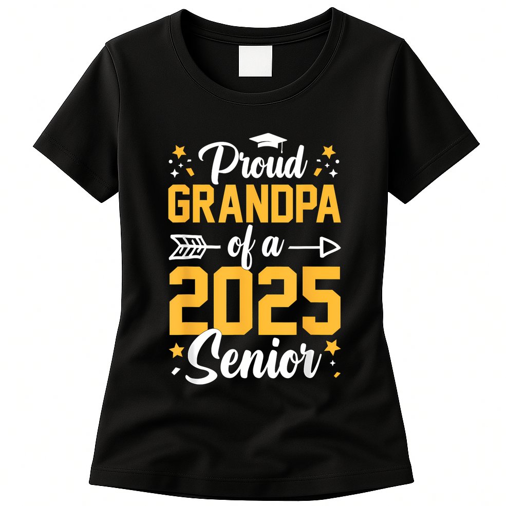 Proud Grandpa Of A 2025 Senior 2025 Class Of 2025 Graduation Womens T-Shirt