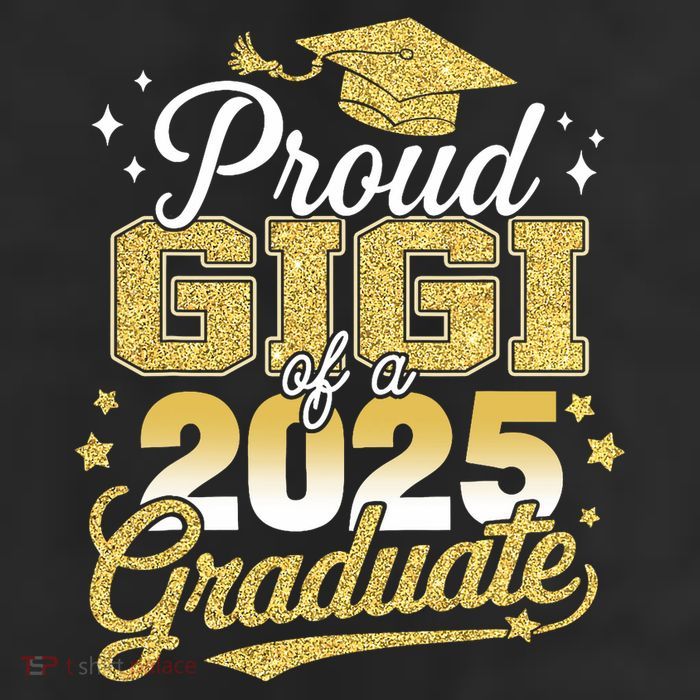 Proud Gigi Of A Class Of 2025 Graduate Senior Graduation  Cool Comfort Performance Bucket Hat
