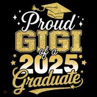Proud Gigi Of A Class Of 2025 Graduate Senior Graduation  Flexfit Unipanel Trucker Cap