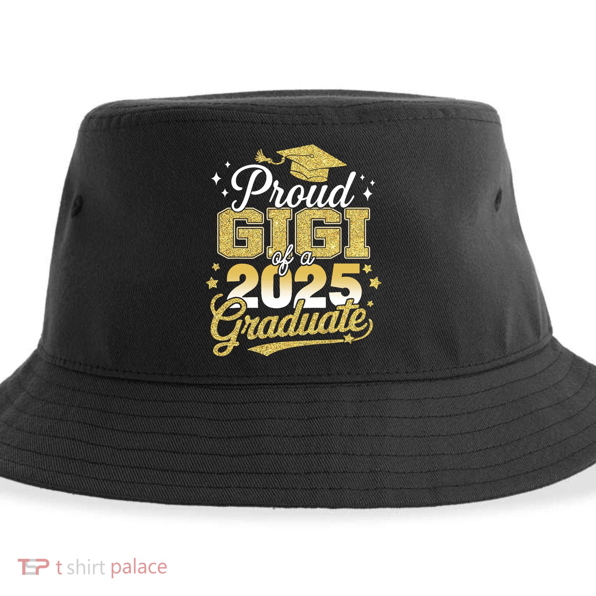 Proud Gigi Of A Class Of 2025 Graduate Senior Graduation  Sustainable Bucket Hat