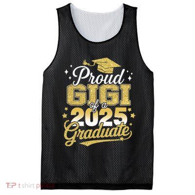 Proud Gigi Of A Class Of 2025 Graduate Senior Graduation  Mesh Reversible Basketball Jersey Tank