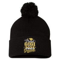 Proud Gigi Of A Class Of 2025 Graduate Senior Graduation  Pom Pom 12in Knit Beanie