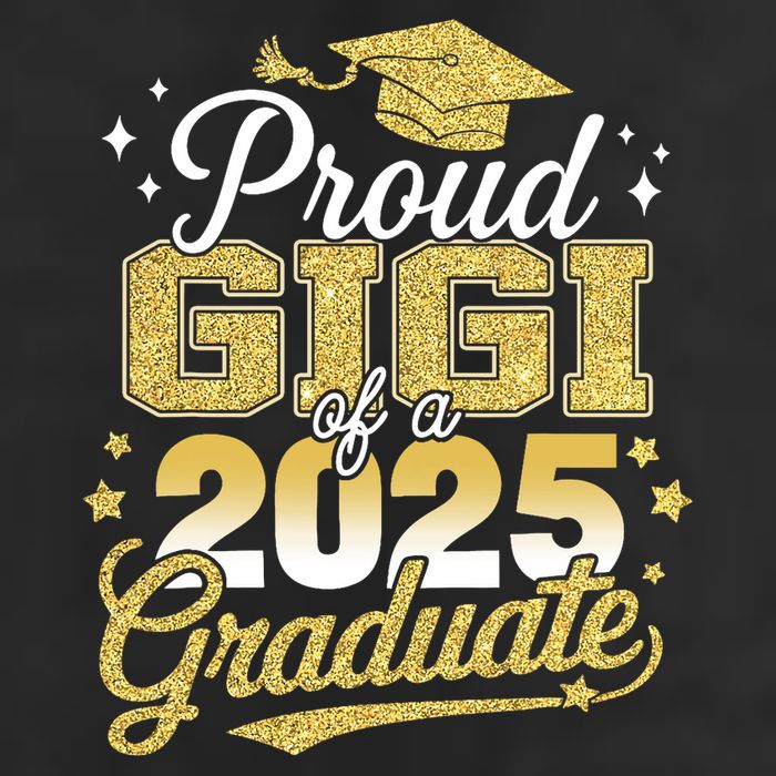 Proud Gigi Of A Class Of 2025 Graduate Senior Graduation  Golf Towel