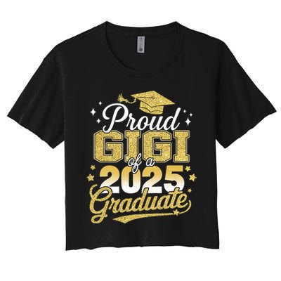 Proud Gigi Of A Class Of 2025 Graduate Senior Graduation  Crop Top
