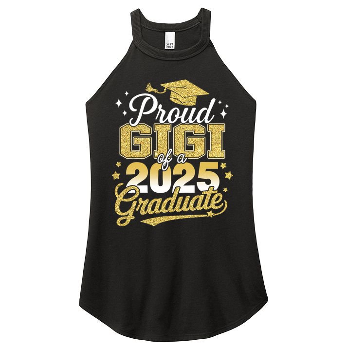 Proud Gigi Of A Class Of 2025 Graduate Senior Graduation  Women's Perfect Tri Rocker Tank