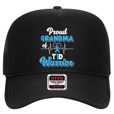 Proud Grandma Of A T1D Warrior Diabetic Diabetes Awareness Trucker Hat