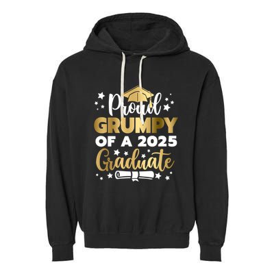 Proud Grumpy Of A 2025 Graduate Grumpy Senior 2025 Great Gift Garment-Dyed Fleece Hoodie