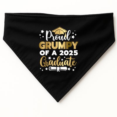 Proud Grumpy Of A 2025 Graduate Grumpy Senior 2025 Great Gift USA-Made Doggie Bandana