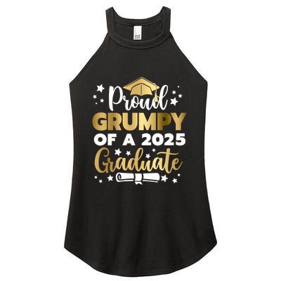 Proud Grumpy Of A 2025 Graduate Grumpy Senior 2025 Great Gift Women's Perfect Tri Rocker Tank