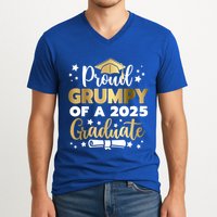 Proud Grumpy Of A 2025 Graduate Grumpy Senior 2025 Great Gift V-Neck T-Shirt
