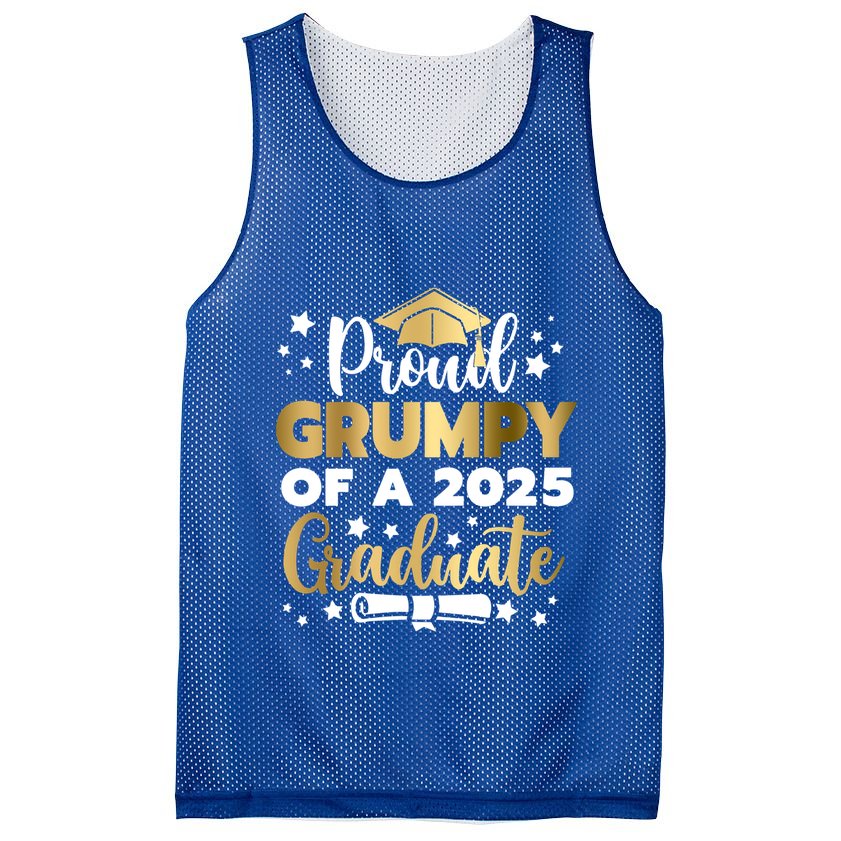 Proud Grumpy Of A 2025 Graduate Grumpy Senior 2025 Great Gift Mesh Reversible Basketball Jersey Tank