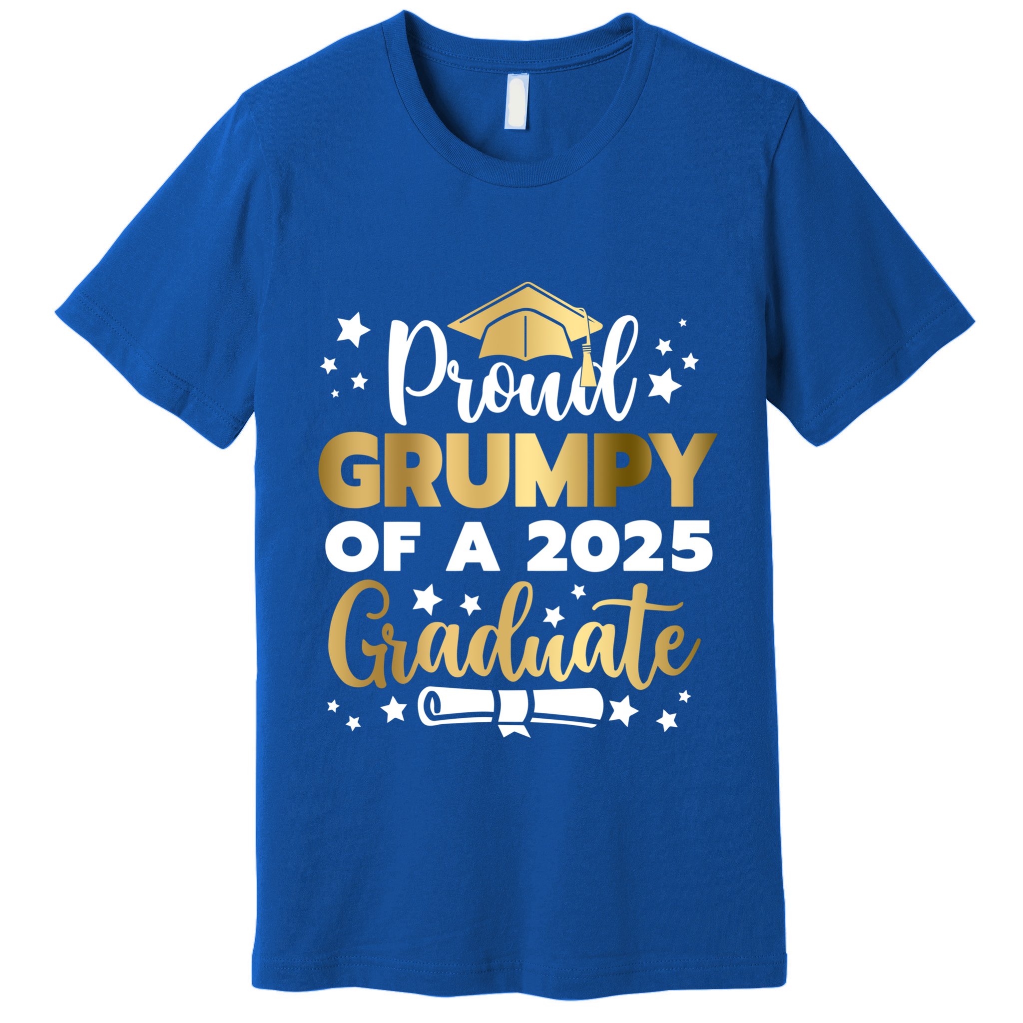 Proud Grumpy Of A 2025 Graduate Grumpy Senior 2025 Great Gift Premium T-Shirt
