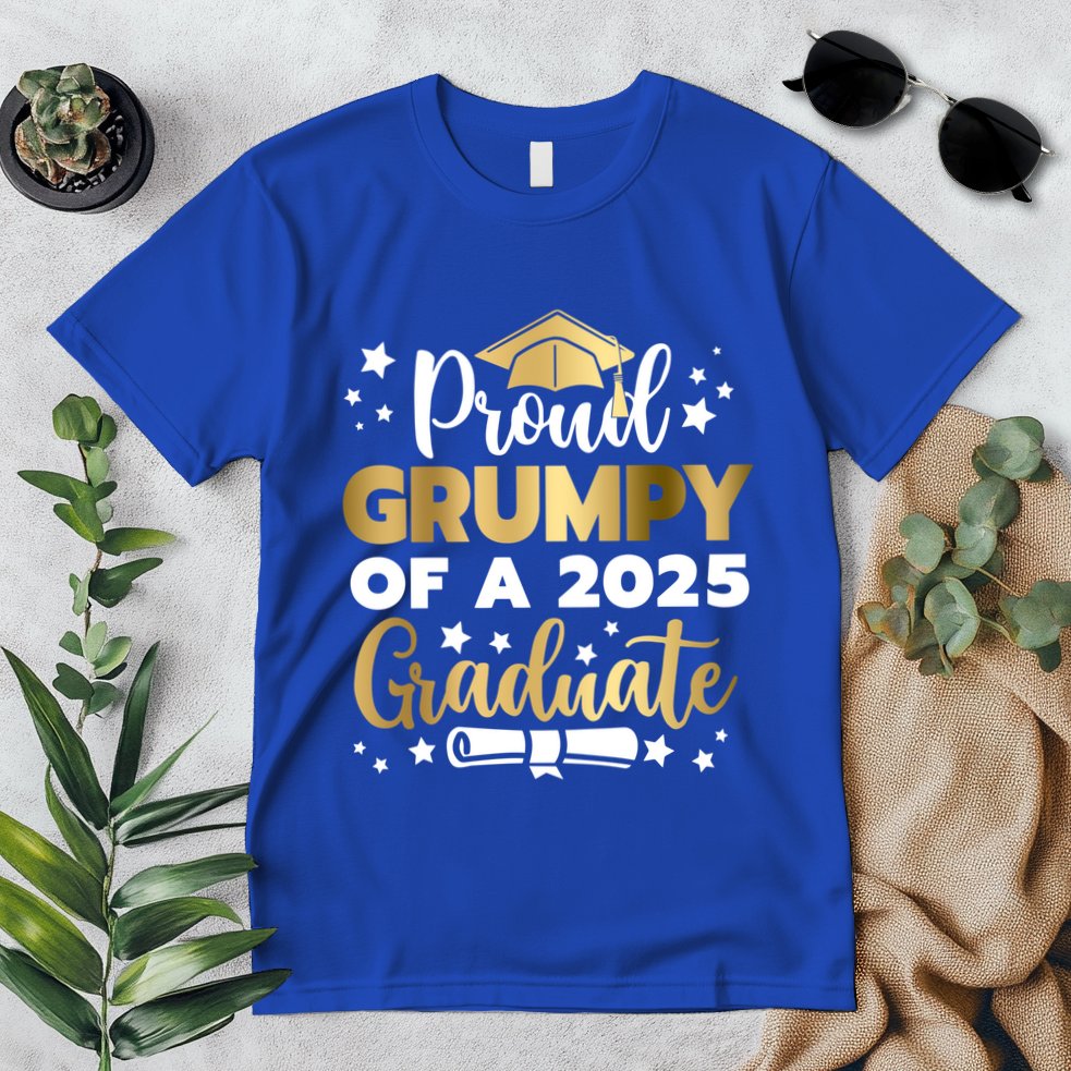 Proud Grumpy Of A 2025 Graduate Grumpy Senior 2025 Great Gift Premium T-Shirt