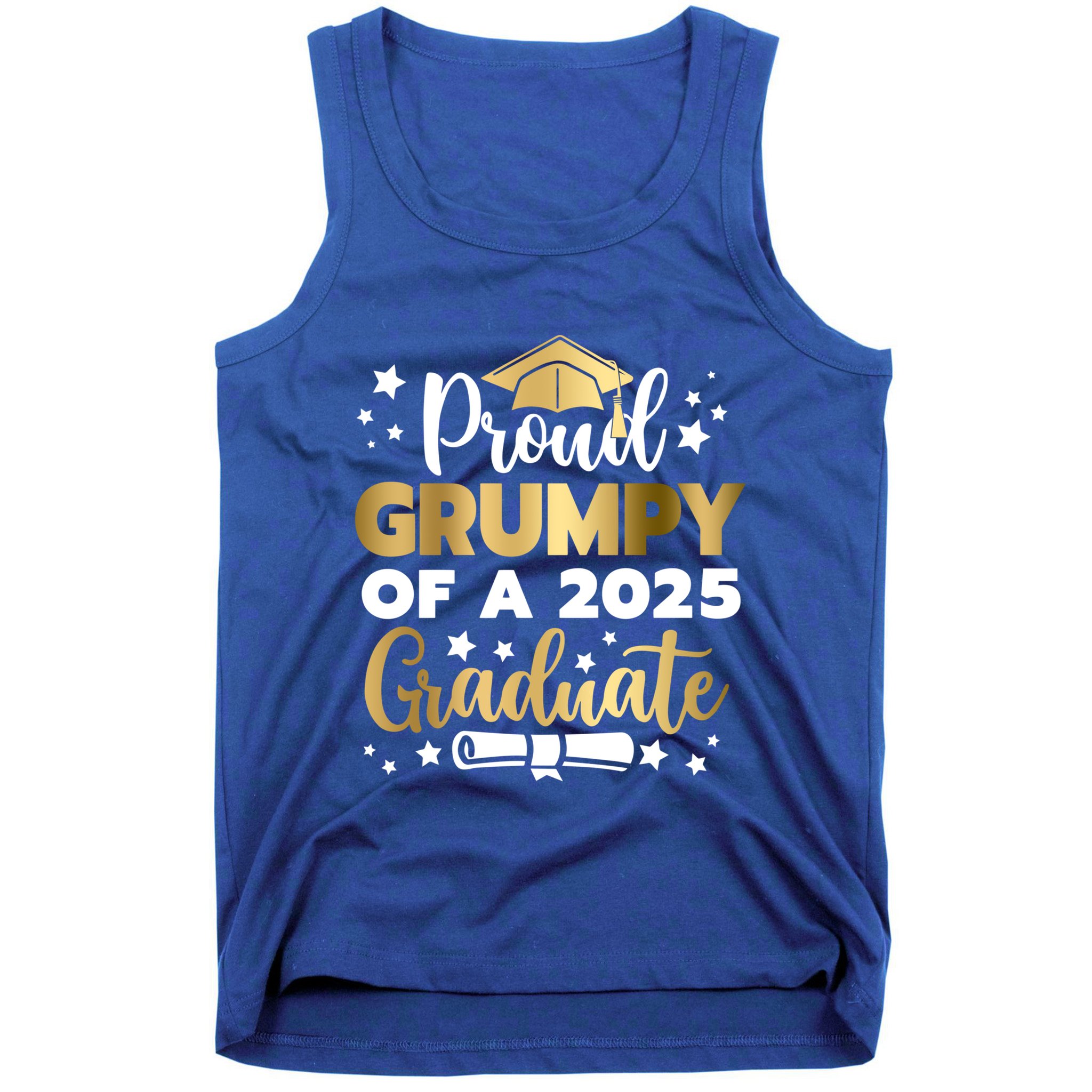 Proud Grumpy Of A 2025 Graduate Grumpy Senior 2025 Great Gift Tank Top