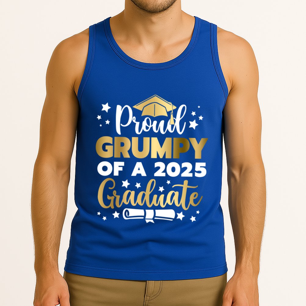 Proud Grumpy Of A 2025 Graduate Grumpy Senior 2025 Great Gift Tank Top