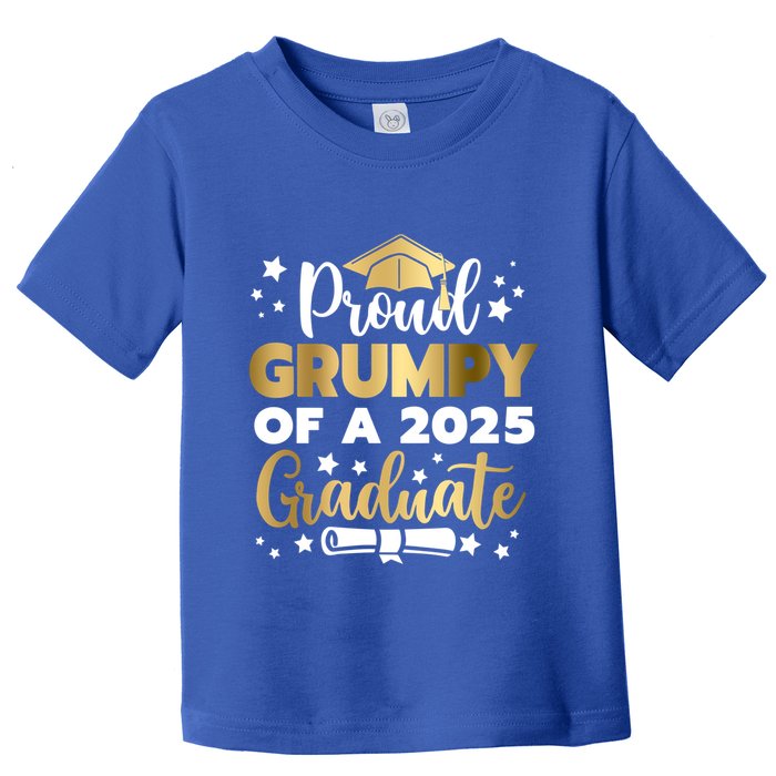 Proud Grumpy Of A 2025 Graduate Grumpy Senior 2025 Great Gift Toddler T-Shirt
