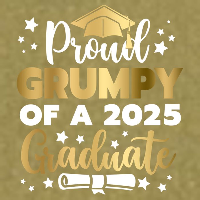 Proud Grumpy Of A 2025 Graduate Grumpy Senior 2025 Great Gift Garment-Dyed Women's Muscle Tee
