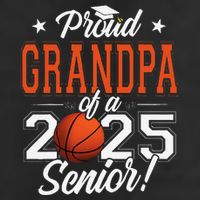 Proud Grandpa Of A 2025 Senior Graduate Basketball Hat