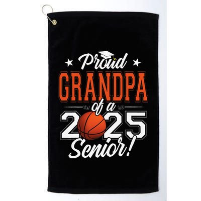 Proud Grandpa Of A 2025 Senior Graduate Basketball Golf Towel