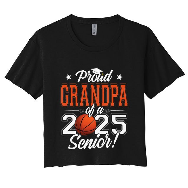 Proud Grandpa Of A 2025 Senior Graduate Basketball Crop Top