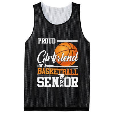 Proud Girlfriend Of A 2025 Senior Graduate Basketball Gift Mesh Reversible Basketball Jersey Tank