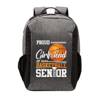 Proud Girlfriend Of A 2025 Senior Graduate Basketball Gift Vector Backpack